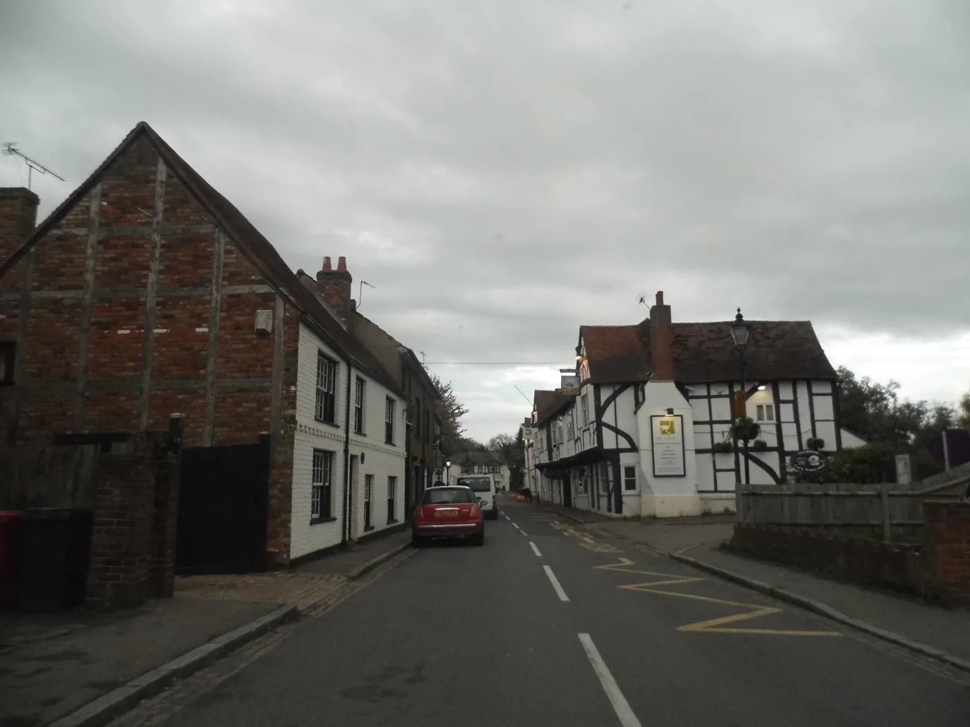 Colnbrook High Street, one of the 35 roads in the proposed 20mph order