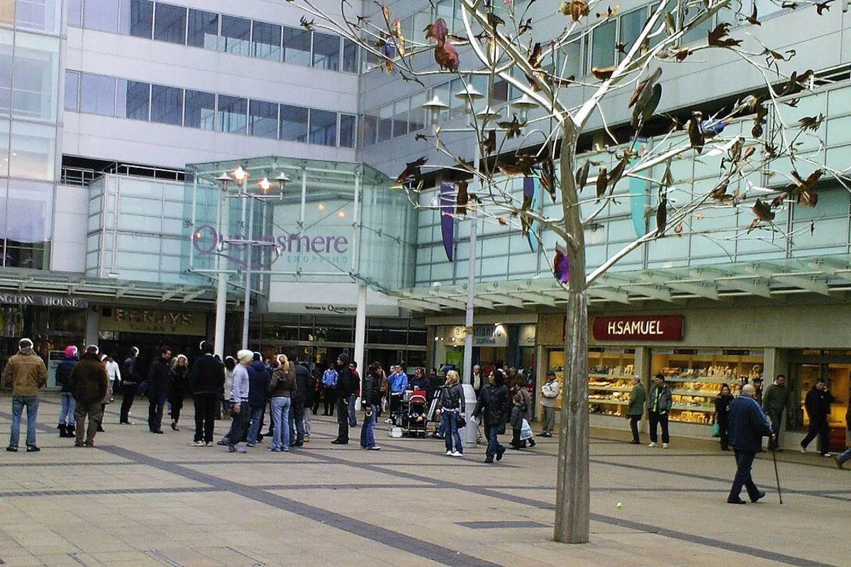 The Queensmere shopping centre, photographed in 2007. It closed in January 2026 and is being replaced by up to 1,600 homes, of which a minimum of 75 must be affordable